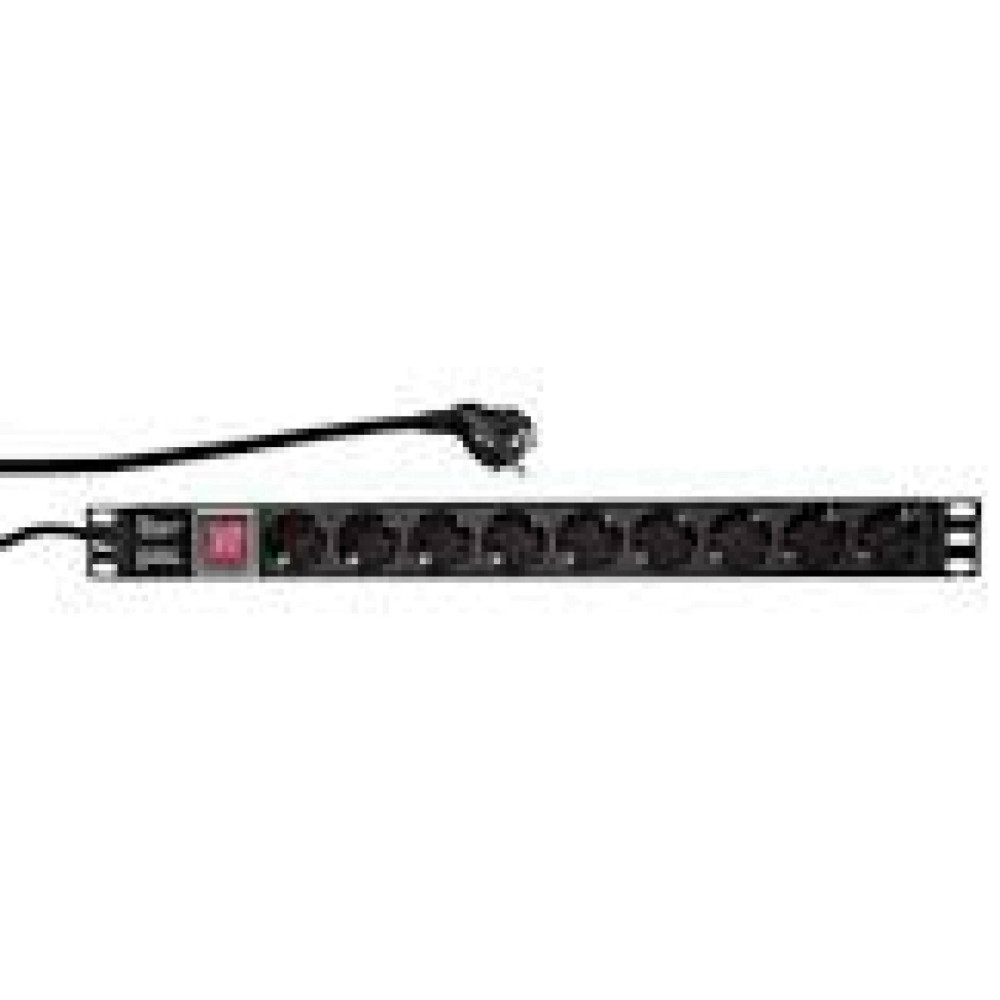 LOGILINK PDU9C02 - 19 power distribution unit with 9 sockets DIN49440