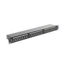 LANBERG PPS6-1024-B Patch Panel 24 port 1U cat. 6 shielded black