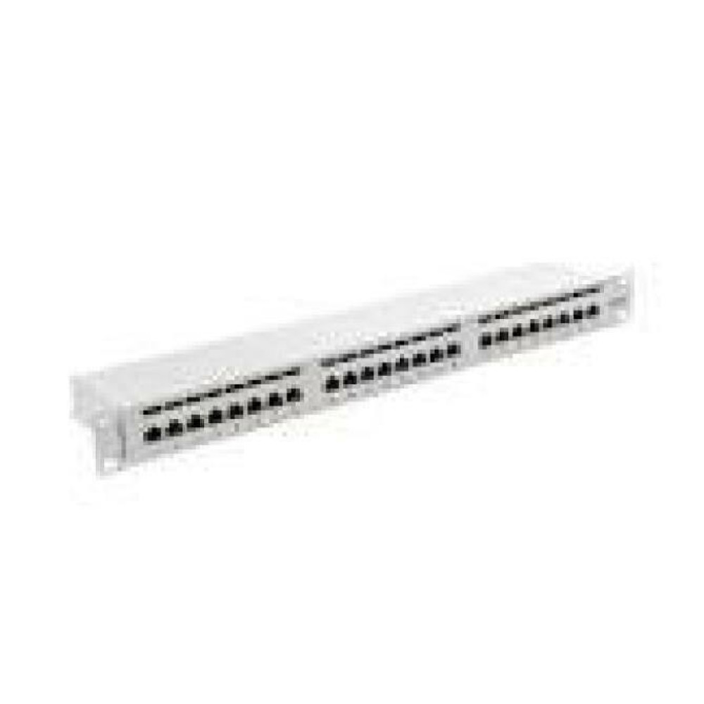 LANBERG PPS6-1024-S Patch Panel 24 port 1U cat. 6 shielded grey