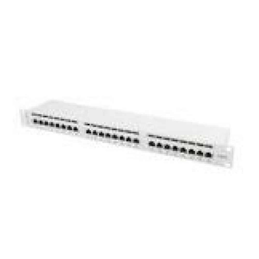 LANBERG PPS6-1024-S Patch Panel 24 port 1U cat. 6 shielded grey