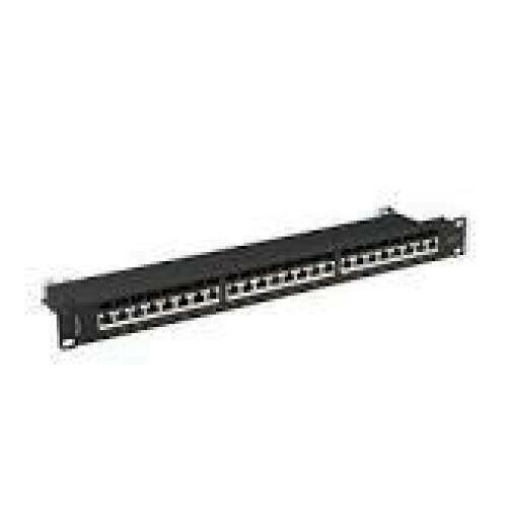 LANBERG patch panel 24 port 1U cat.7 FTP black