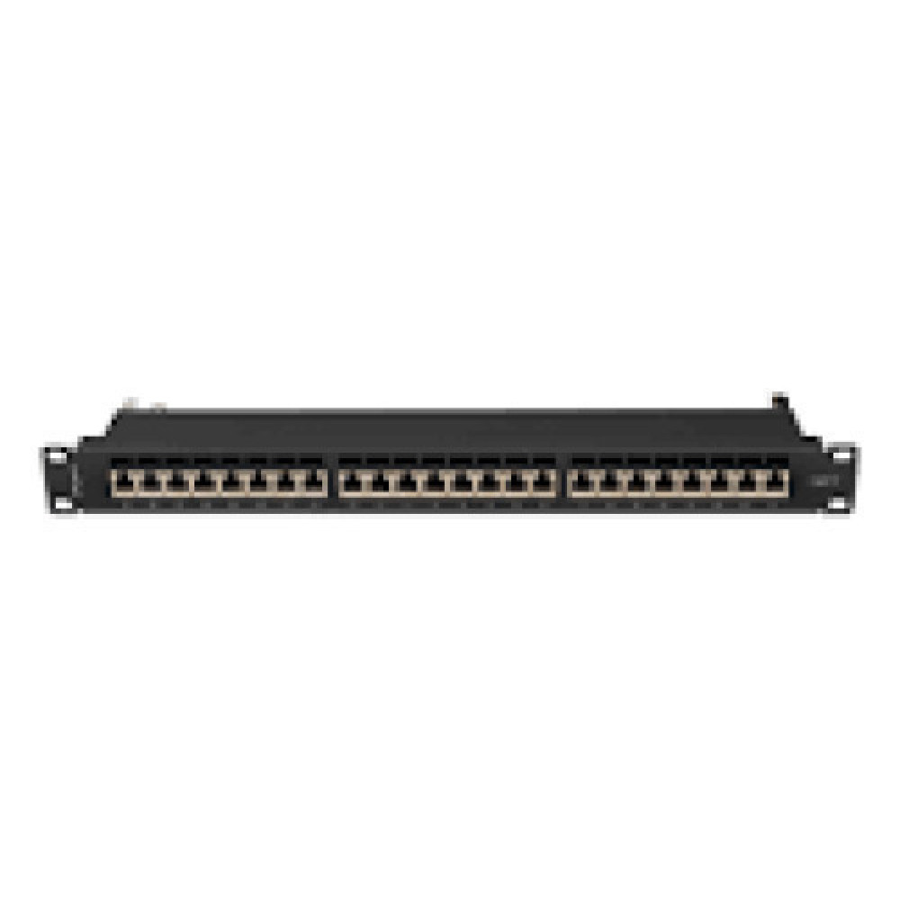 LANBERG patch panel 24 port 1U cat.7 FTP black