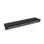 LANBERG patch panel 24 port 1U cat.6A FTP black