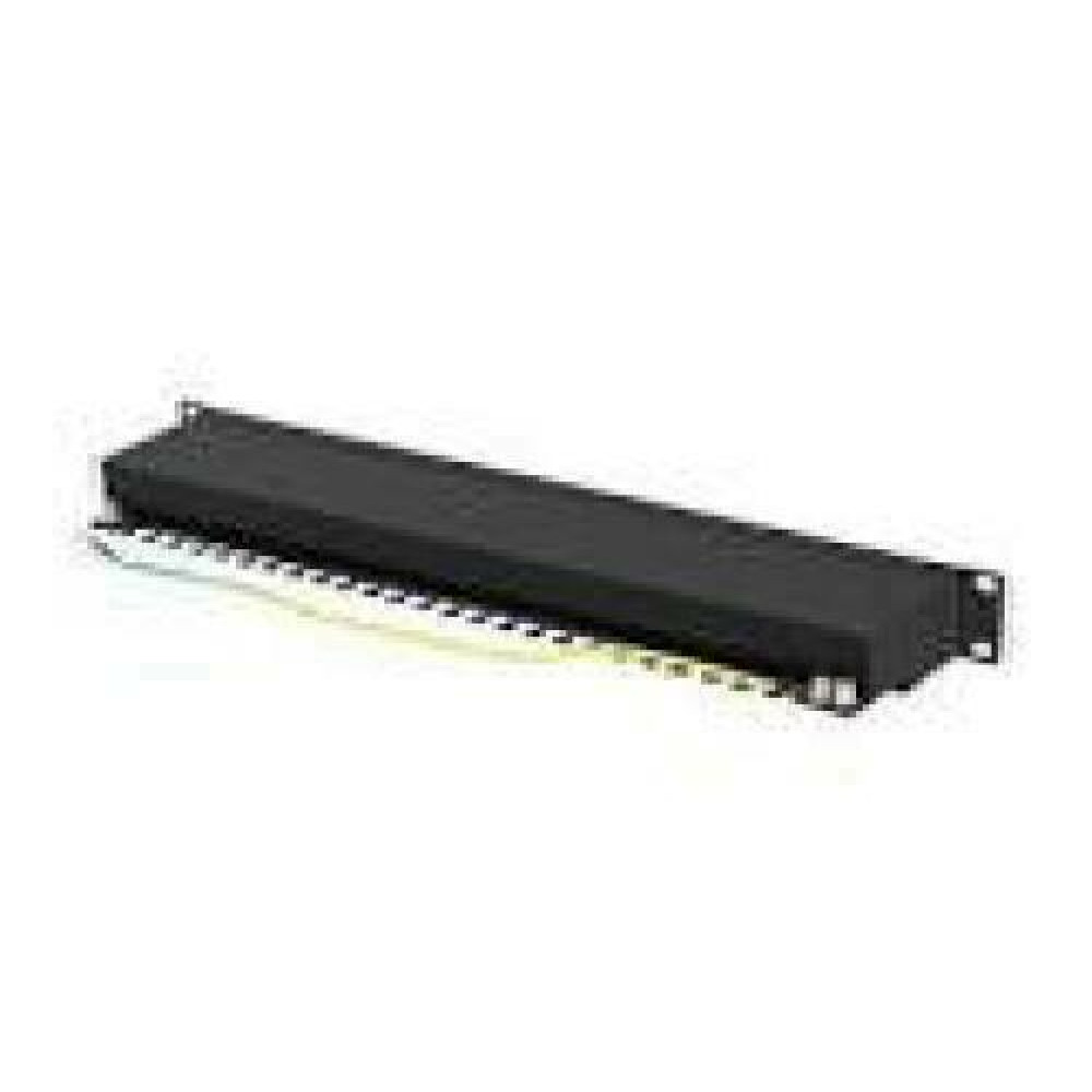 LANBERG patch panel 24 port 1U cat.6A FTP black
