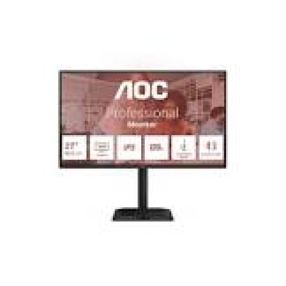 AOC Q27E4U 27inch WQHD IPS 120Hz 4ms 350cd/m2 HDMI2.0 DP USB3.2 HUB USB Pivot Speakers