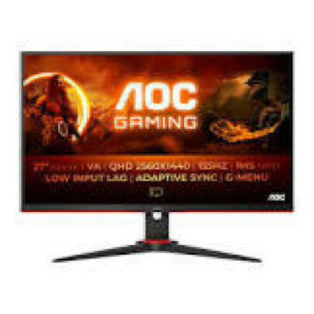 AOC Q27G2E/BK 27inch 2560x1440 VA Flat Fixed base tilt DP 2xHDMI Brightness 250cd/m2