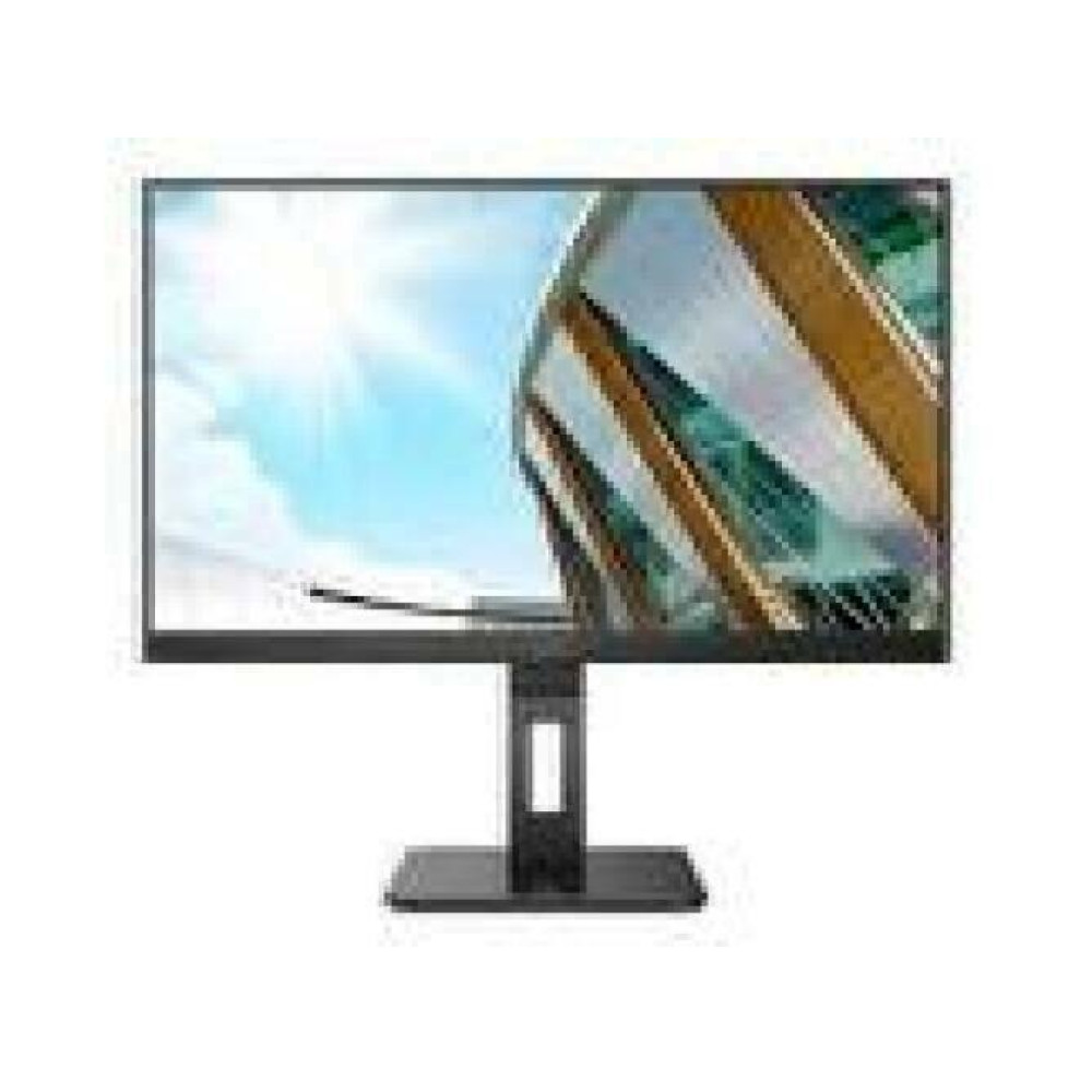 AOC Q27P2CA 27inch 2560x1440 IPS Flat 150mm Pivot USB-C Dock DISPLAY Power delivery 65W 75Hz AdaptiveSync USB DP HDMI