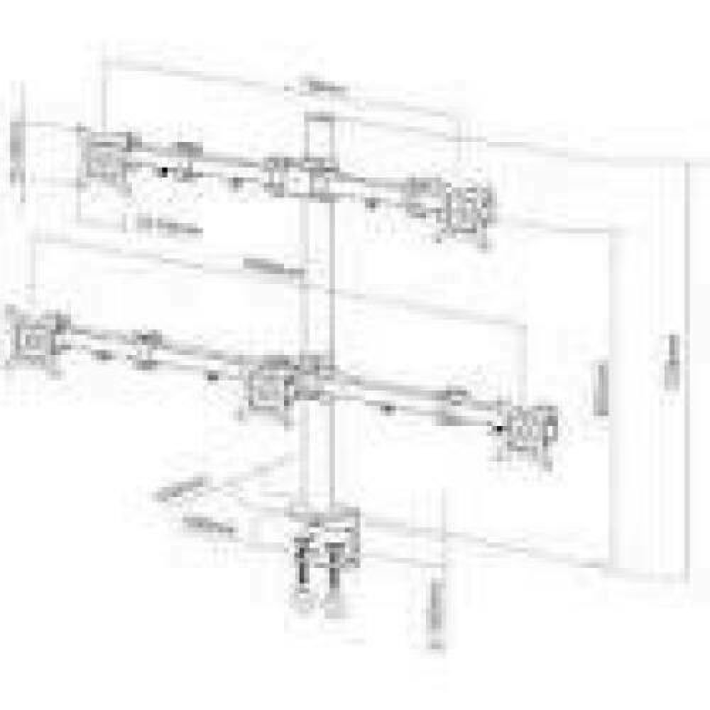 ART RAMM L-05 Desk Holder L-05 Universal for 5xLCD Monitor 13-20 premium series