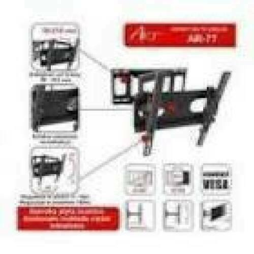ART RAMT AR-77 Holder AR-77 for LCD/LED 23-46 35kg vertical/horizontal 51cm d. from wall