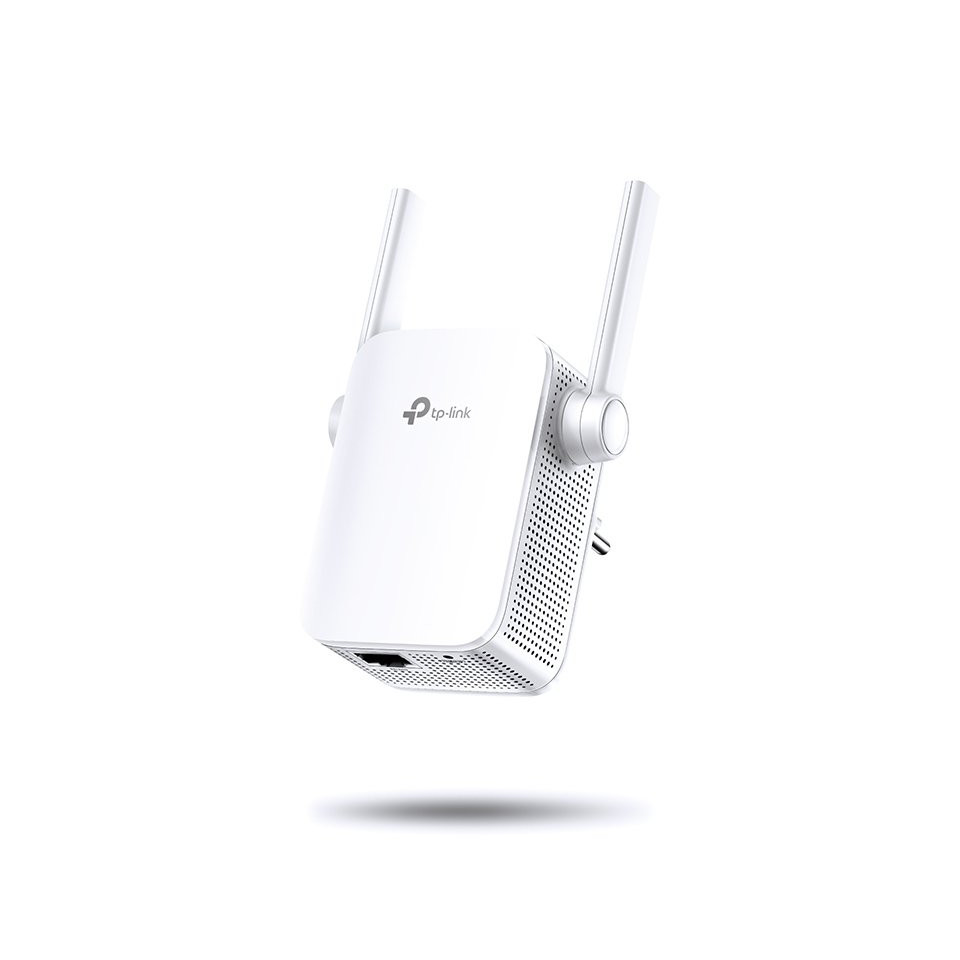 TP-LINK AC1200 Dual Band Wireless Wall Plugged Range Extender MediaTek 867Mbps at 5GHz + 300Mbps at 2.4GHz 802.11ac/a/b/g/n 1 10/100