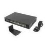 LANBERG Switch rack 19inch RSFE-24P-2C-250 24x 100Mb PoE+ 2x Combo Gigabit 250W