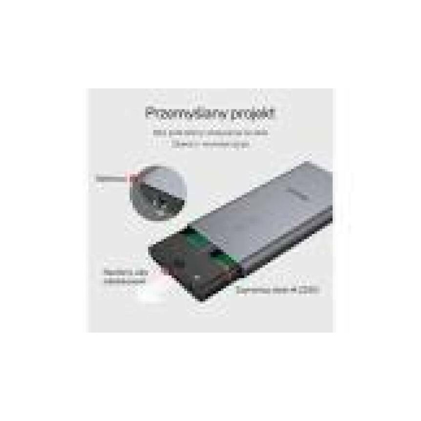 UNITEK SolidForce USB-C to PCIe/NVMe M.2 SSD 10Gbps Dual Bay Enclosure with Offline Clone S1206A