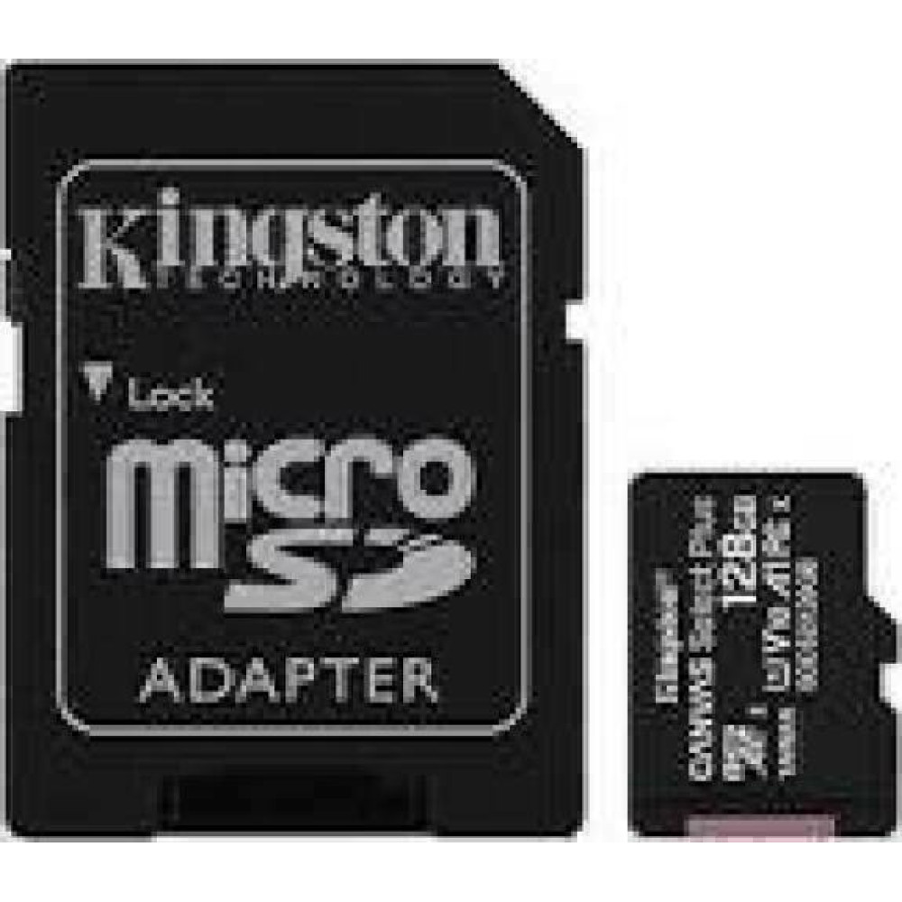 KINGSTON 128GB micSDXC Canvas Select Plus 100R A1 C10 Single Pack w/o ADP
