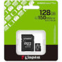 KINGSTON 128GB microSDXC Canvas Select Plus Gen3 150MB/s A1 Card + Adapter