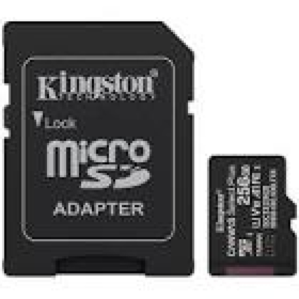 KINGSTON 256GB microSDXC Canvas Select Plus Gen3 150MB/s A1 Card + Adapter