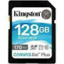 KINGSTON 128GB SDXC Canvas Go Plus 170R C10 UHS-I U3 V30
