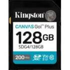 KINGSTON 128GB SDXC Canvas Go Plus Gen4 200MB/s C10 UHS-I U3 V30