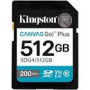 KINGSTON 512GB SDXC Canvas Go Plus Gen4 200MB/s C10 UHS-I U3 V30