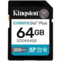 KINGSTON 64GB SDXC Canvas Go Plus Gen4 200MB/s C10 UHS-I U3 V30