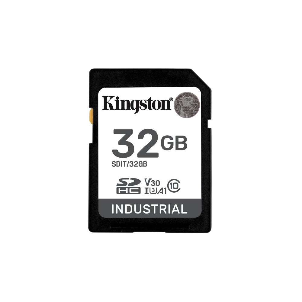 KINGSTON 32GB SDHC Industrial -40C to 85C C10 UHS-I U3 V30 A1 pSLC