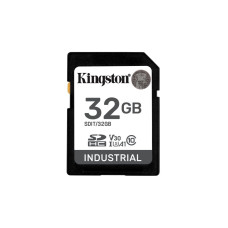 KINGSTON 32GB SDHC Industrial -40C to 85C C10 UHS-I U3 V30 A1 pSLC KINGSTON 32GB SDHC Industrial -40C to 85C C10 UHS-I U3 V30 A1 pSLC