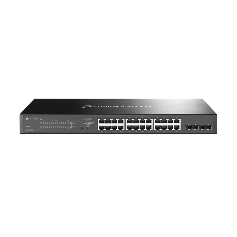 TP-LINK Omada 28-Port PoE+ Gigabit Smart Switch with 4 SFP Slots