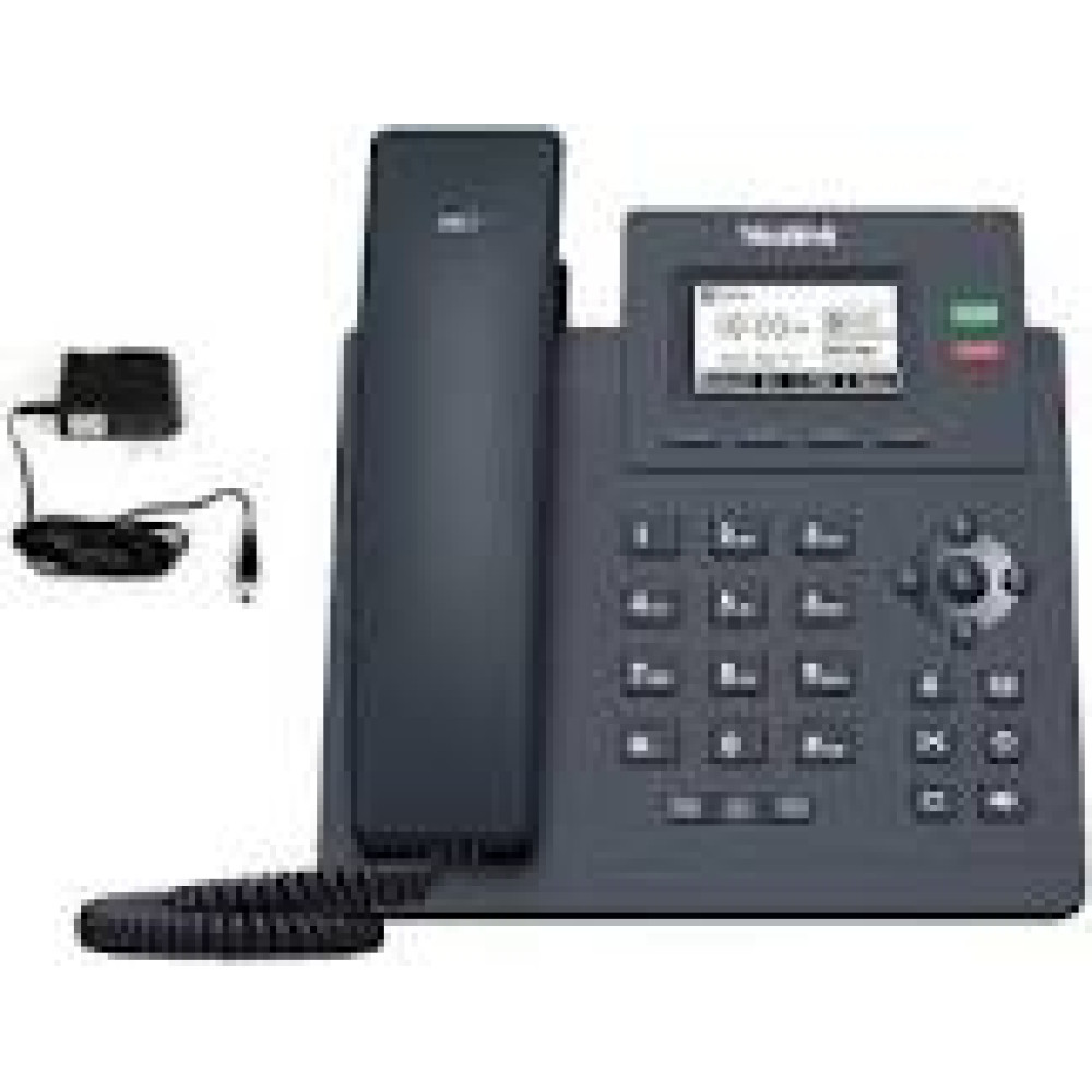 YEALINK SIP-T31 VOIP PHONE WITH POWER SUPPLY