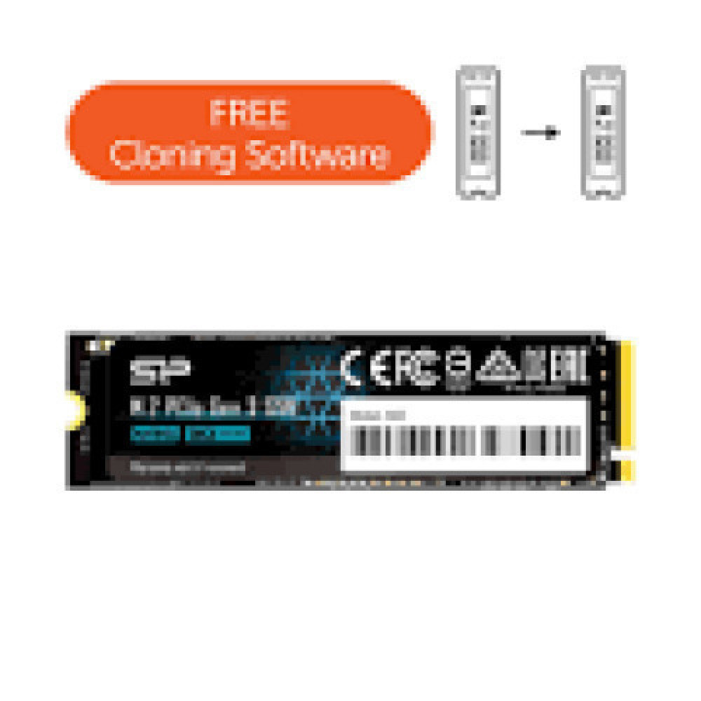 SILICON POWER SSD P34A60 1TB M.2 PCIe Gen3 x4 NVMe 2200/1600 MB/s