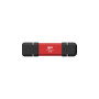 SILICON POWER DS72 1TB External SSD USB-A USB-C 1050/850MB/s Red