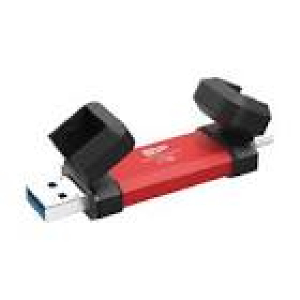 SILICON POWER DS72 1TB External SSD USB-A USB-C 1050/850MB/s Red