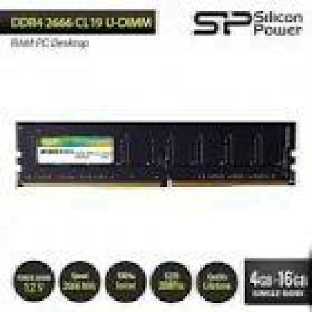 SILICON POWER DDR4 16GB 2666MHz CL19 UDIMM