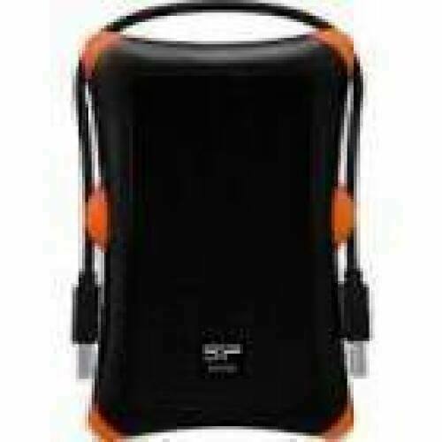 SILICON POWER External HDD Armor A30 2TB 2.5inch USB 3.2 Anti-shock Black MIL-STD 810F Method 516.5 Procedure IV LED light