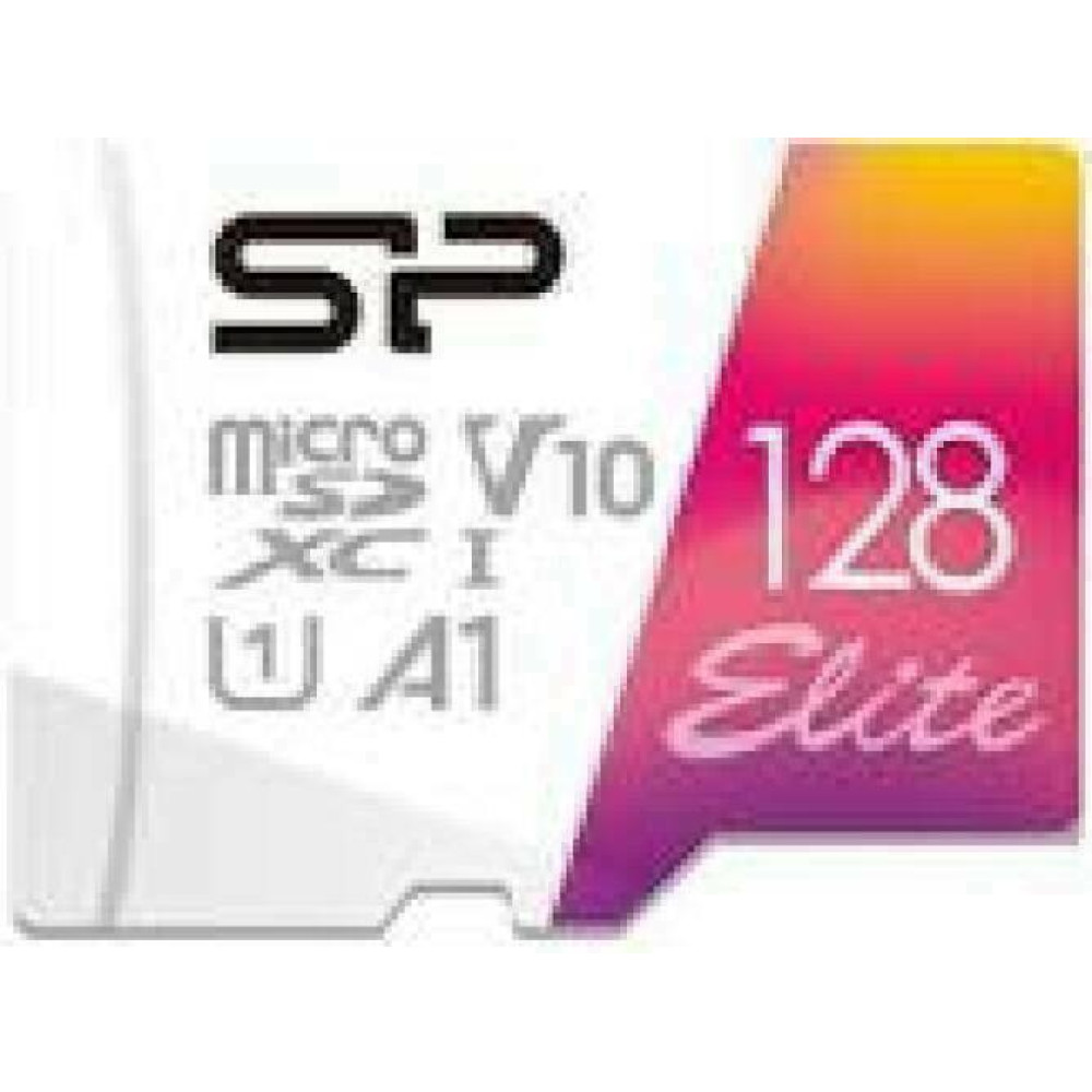 SILICON POWER memory card Elite Micro SDXC 128GB UHS-I A1 V10
