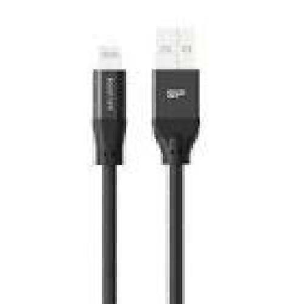 SILICON POWER Cable USB - Lightning LK35AL 1M Mfi Nylon oplot Black