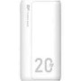 SILICON POWER QS15 Powerbank 20000mAH microUSB Type-C White