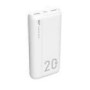 SILICON POWER QS15 Powerbank 20000mAH microUSB Type-C White