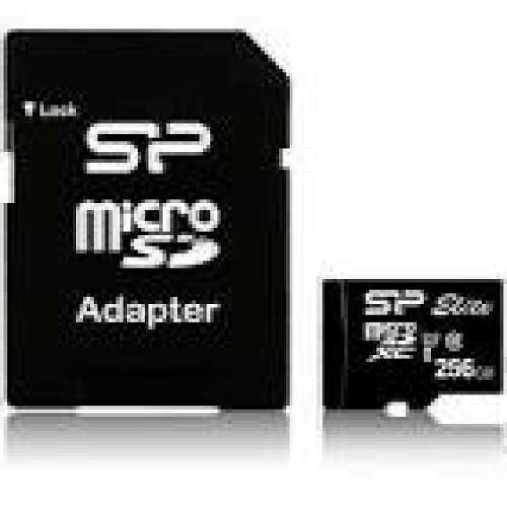 SILICON POWER memory card Micro SDXC 256GB Class 10 Elite UHS-1 +Adapter