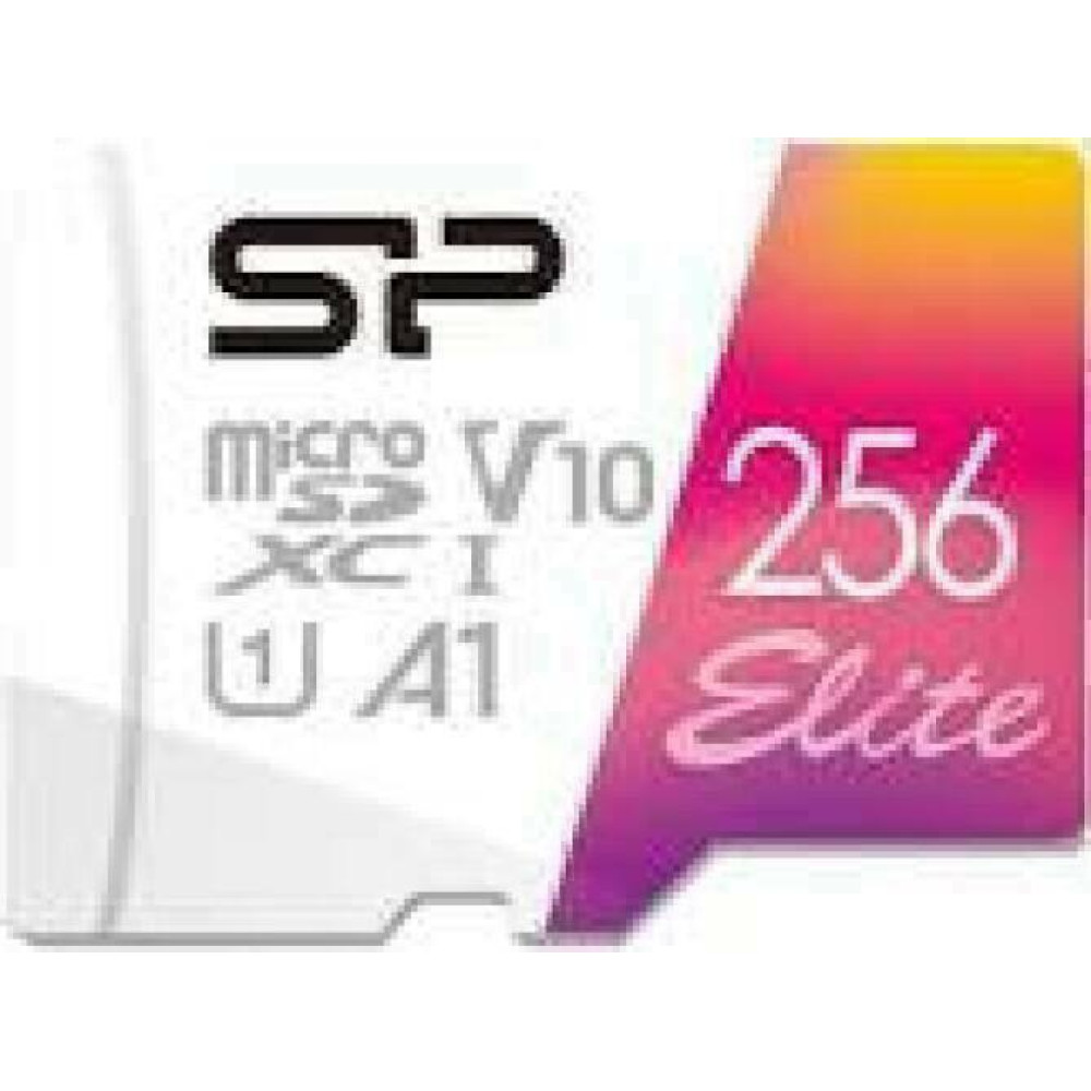 SILICON POWER memory card Elite Micro SDXC 256GB UHS-I A1 V10