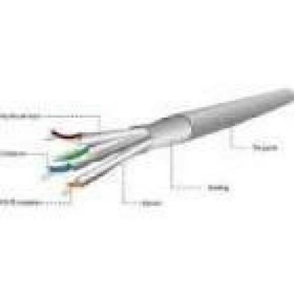GEMBIRD SPC-6A-LSZHCU-SO SFTP solid cable cat. 6A LSZH 305m gray