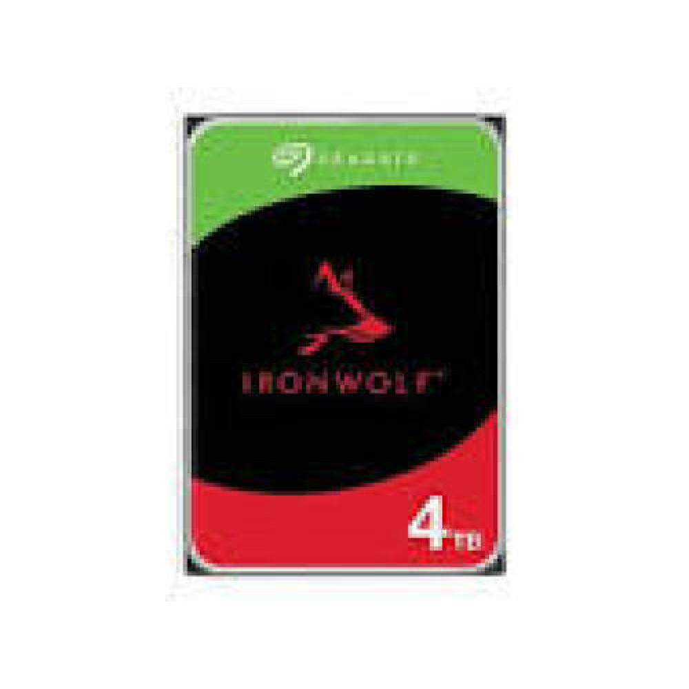 SEAGATE NAS HDD 4TB IronWolf 5400rpm 6Gb/s SATA 256MB cache 3.5inch 24x7 CMR for NAS and RAID rackmount systems BLK