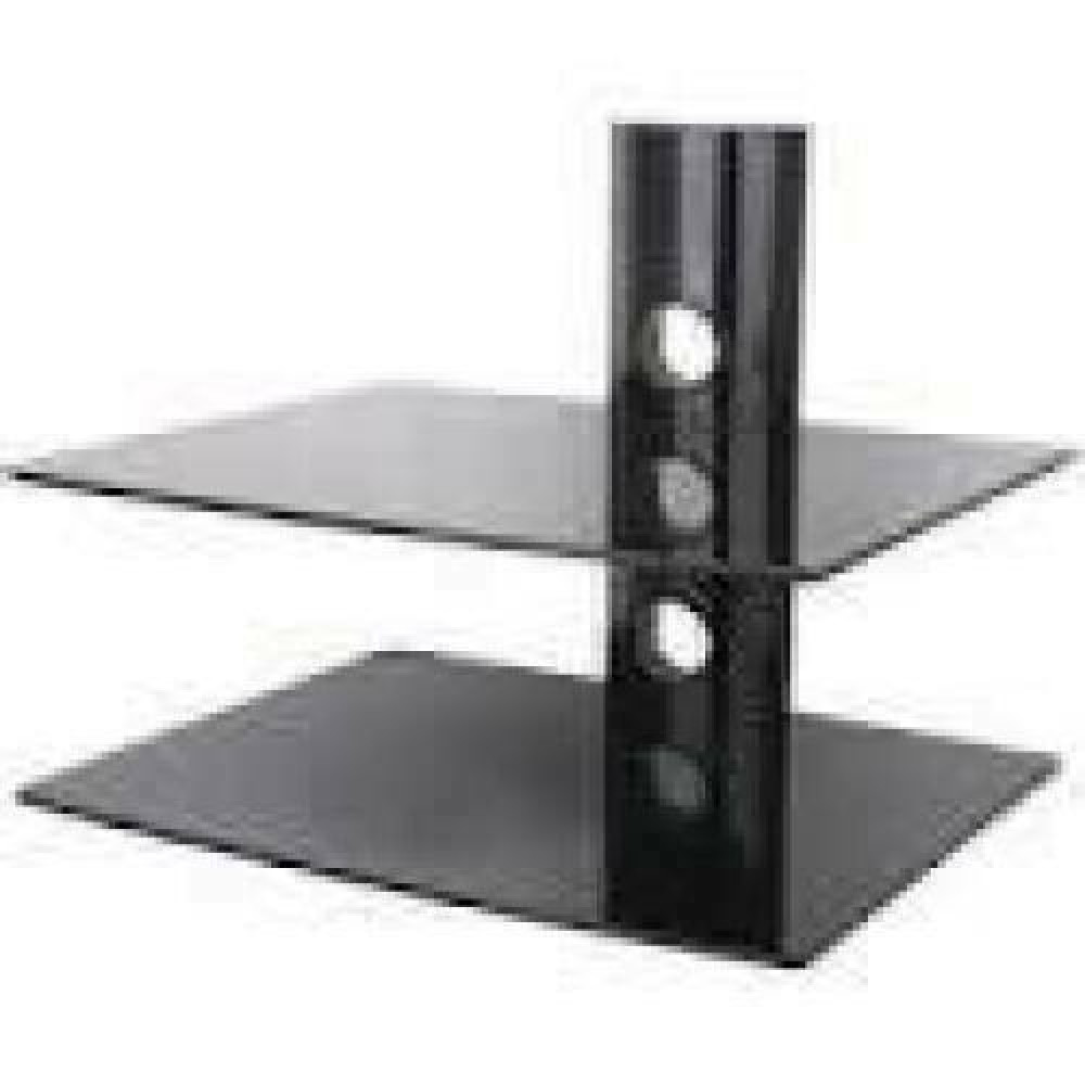 ART STO D-50N Wall Double Shelf D-50N 20KG to DVD/TUNER black