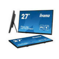 IIYAMA T2755MSC-B1 27inch IPS Bonded PCAP 10P Touch 1920x1080 Flat Bezel Free Glass Front HDMI Displayport 360cd/m USB Hub