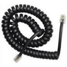 GEMBIRD TC4P4CS-2M Telephone handset spiral cord RJ10 4P4C 2m black
