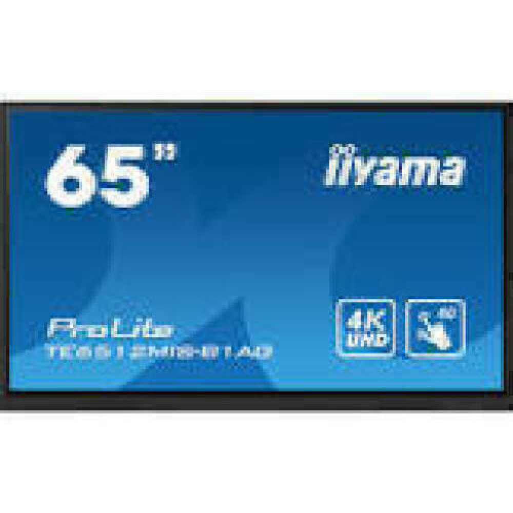 IIYAMA TE6512MIS-B1AG 65inch iiWare10 Android 11 40-Points PureTouch IR with zero bonding 3840x2160 UHD IPS panel