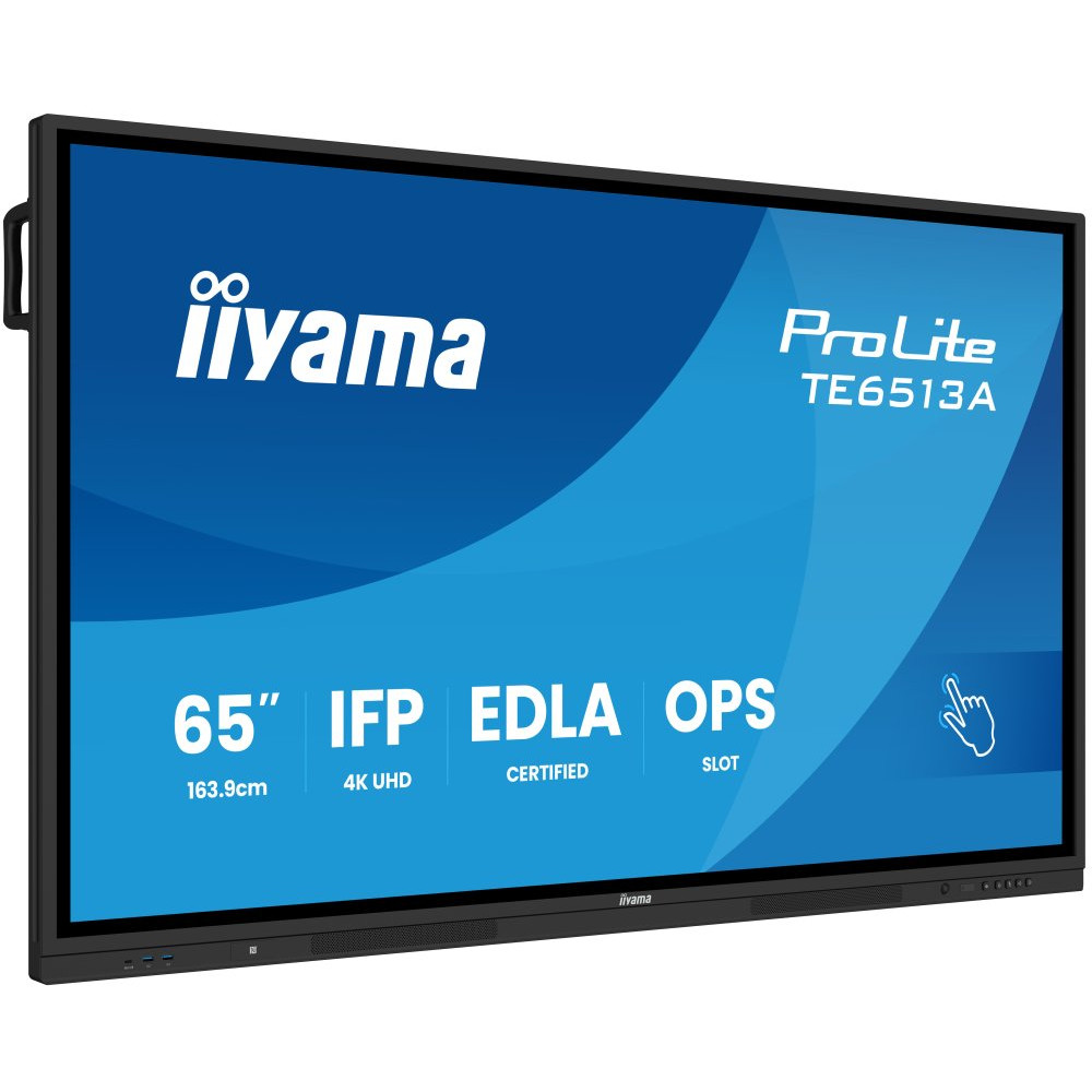 IIYAMA TE6513A-B2AG 65inch iiWare21E EDLA -Google-GMS-apps Android 14 16 summer 2026 Octa-core SOC 8/128GB 40-Points PureTouch IR+