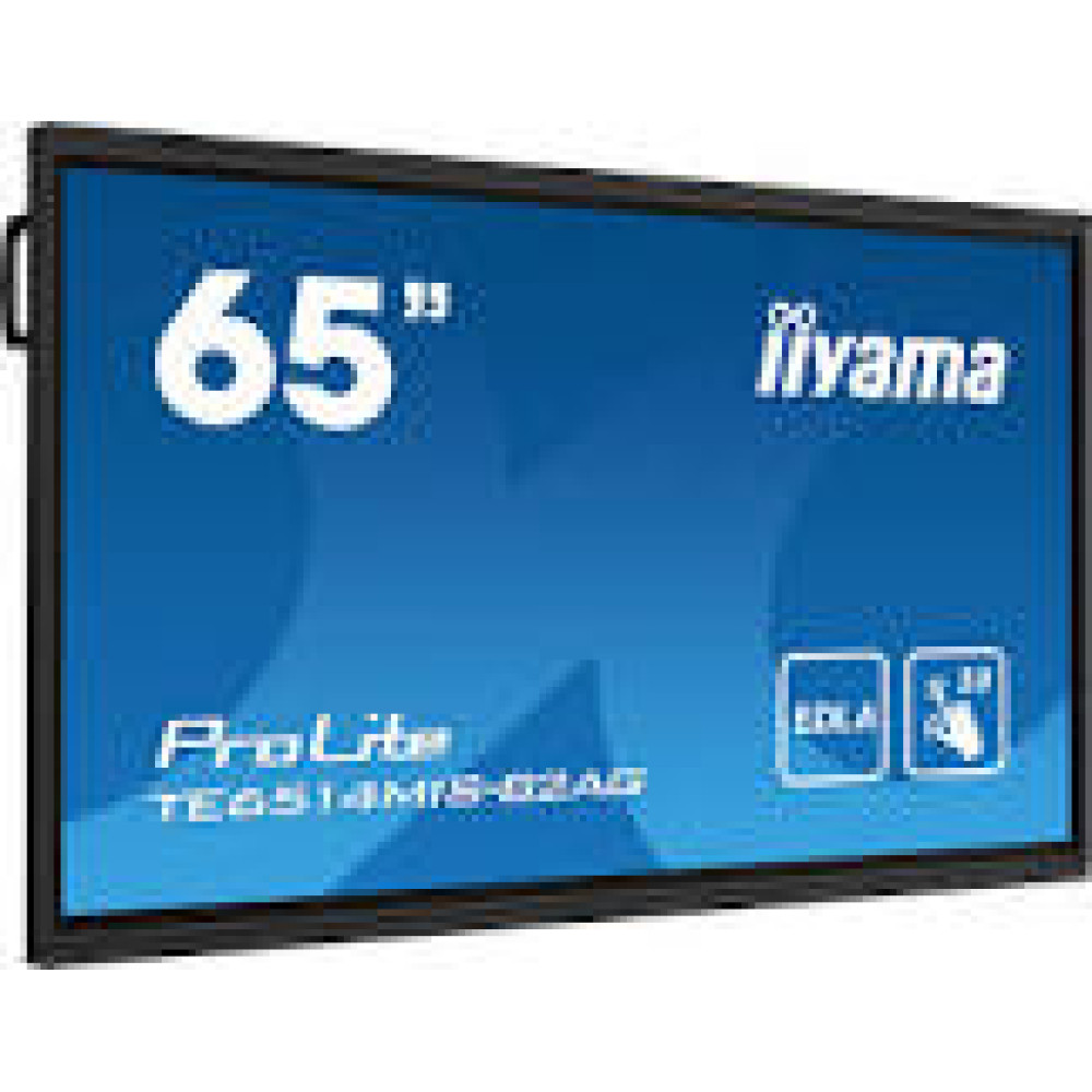 IIYAMA TE6514MIS-B2AG 65inch iiWare12E EDLA Google GMS apps Android 13 50-Points PureTouch IR+ with zero bonding 3840x2160