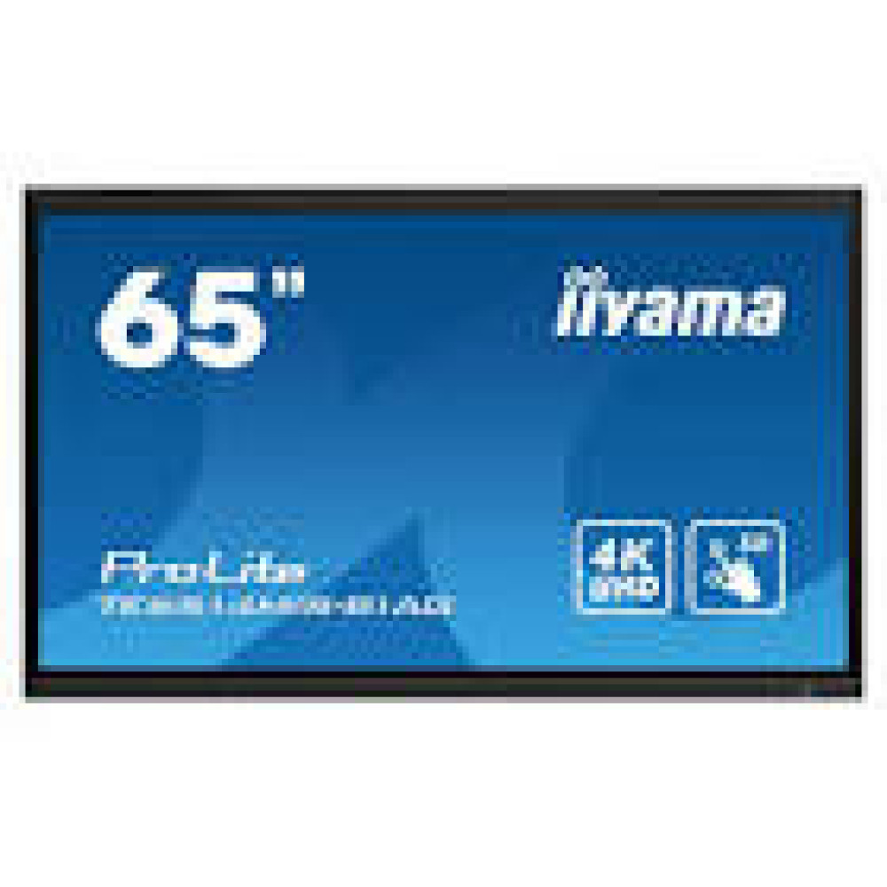 IIYAMA TE6514MIS-B2AG 65inch iiWare12E EDLA Google GMS apps Android 13 50-Points PureTouch IR+ with zero bonding 3840x2160