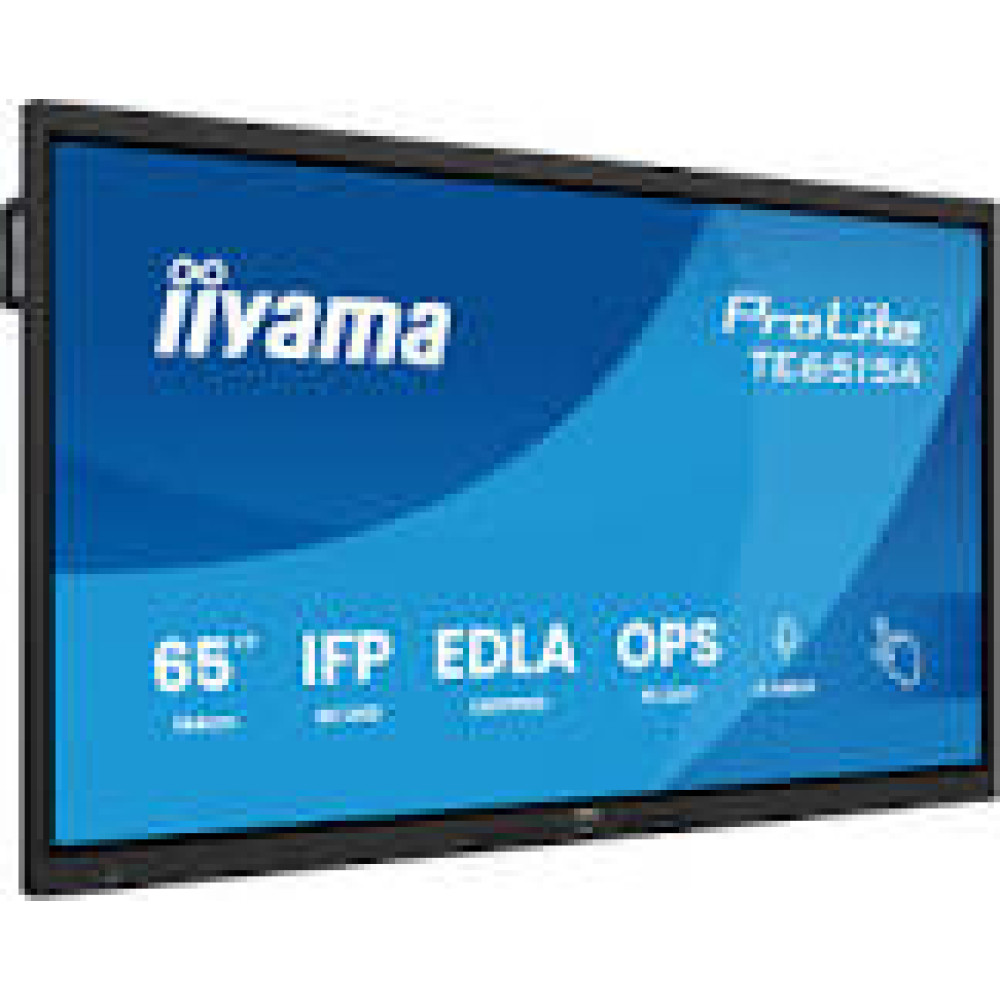 IIYAMA TE6515A-B1AG 65inch Stylish IFP iiWare21E 3840x2160 UHD IPS Android 14 16/128GB 2xHDMI DP 2xUSB-C VESA 600x400 IIYAMA TE6515A-B1AG 65inch Stylish IFP iiWare21E 3840x2160 UHD IPS Android 14 16/128GB 2xHDMI DP 2xUSB-C VESA 600x400