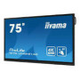 IIYAMA TE7512MIS-B1AG X 76inch Touchpanel 4K IPS 400cd 40touch points IR VGA HDMIx3 USB-Cx1 spakers 2x16W