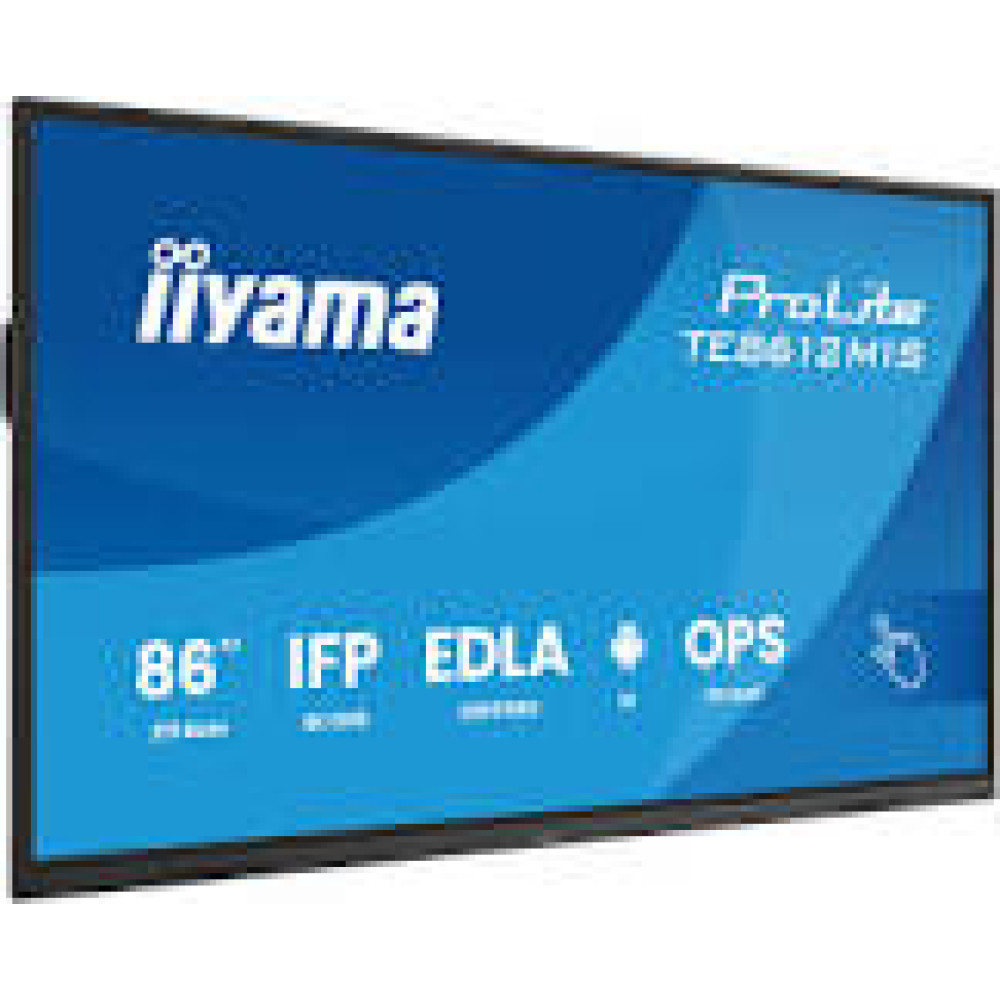 IIYAMA TE8612MIS-B4AG 86inch iiWare13E Android 14 EDLA/non-EDLA 8/128GB 40-Points PureTouch IR with Zero Gap IIYAMA TE8612MIS-B4AG 86inch iiWare13E Android 14 EDLA/non-EDLA 8/128GB 40-Points PureTouch IR with Zero Gap